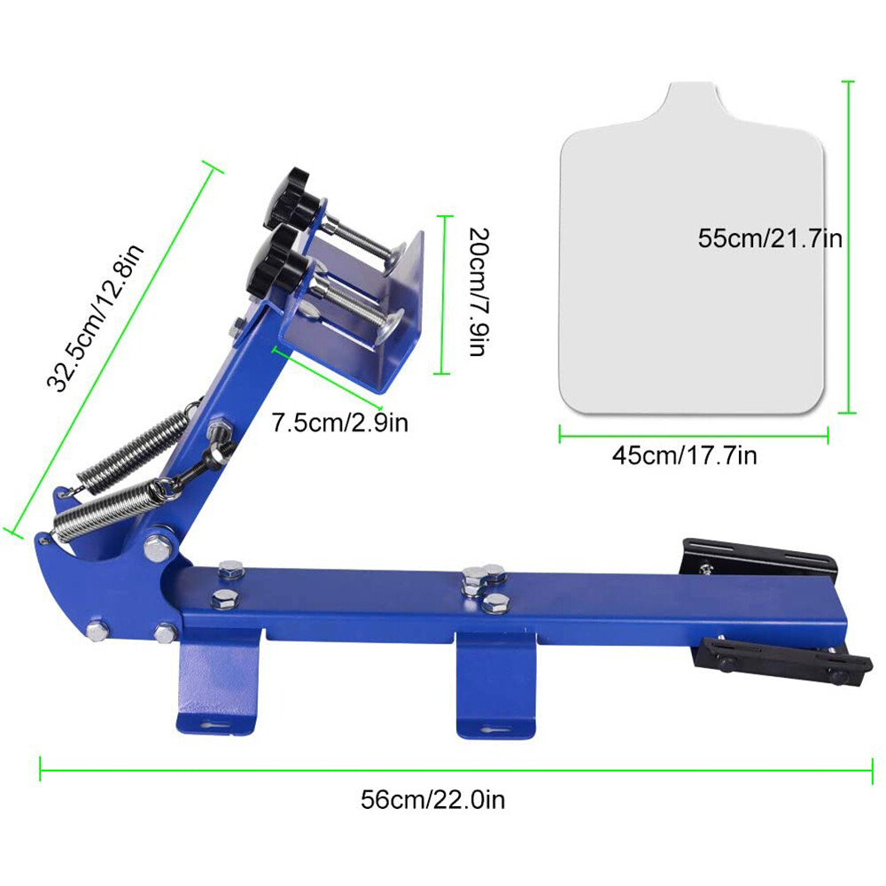 TECHTONGDA 1 Color Screen Printing Table Press Simple Silk Screen Printer