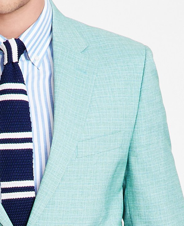 Nautica Men's Modern-Fit Seasonal Cotton Stretch Suit MSRP $395