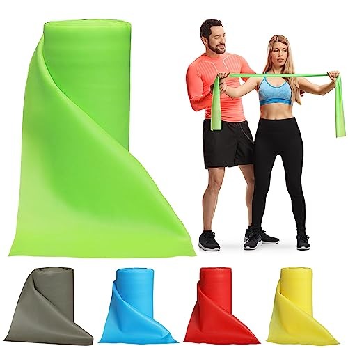 Resistance Bands Professional Bulk Rolls. Elastic Physical Green - Medium