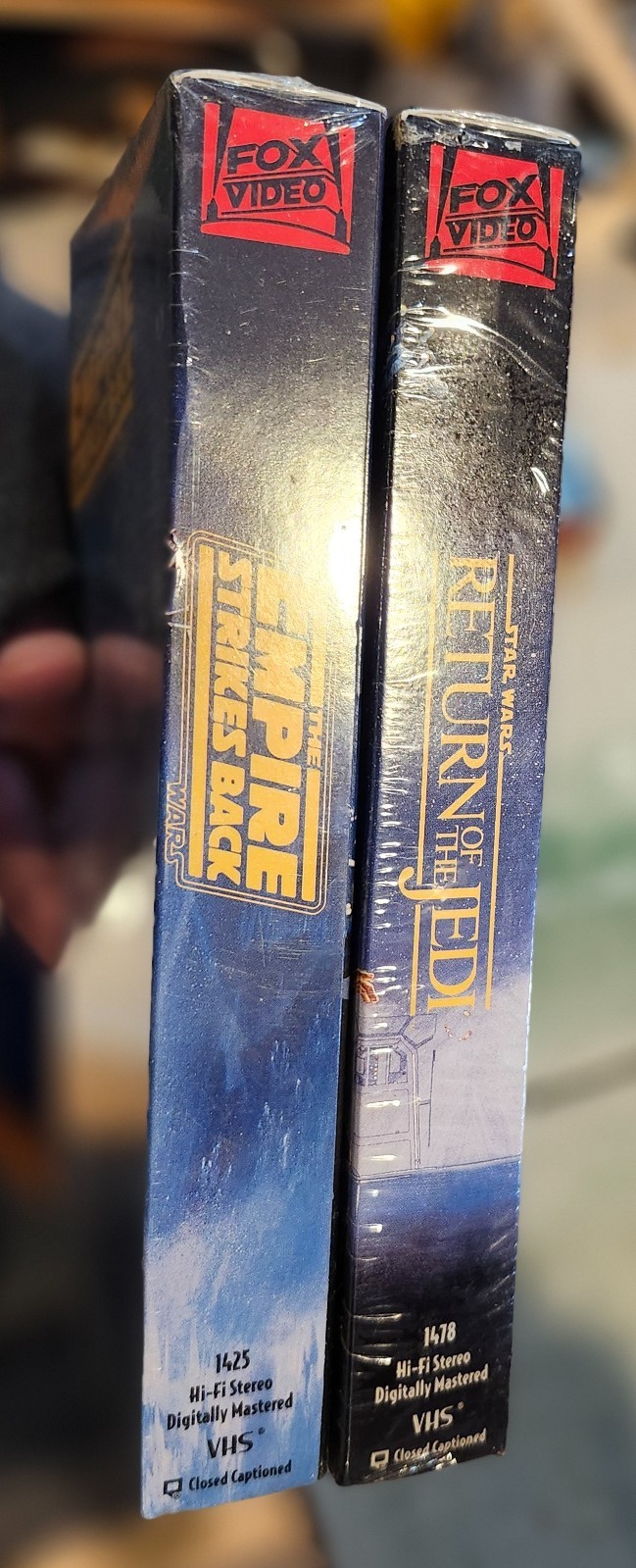 3 Star Wars Original Trilogy 1992 VHS CBS FOX Empire Strikes Return (2 Sealed)