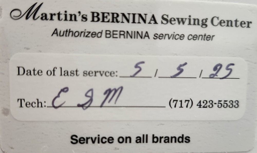 Bernina 735 Sewing Machine! Professionally Serviced!