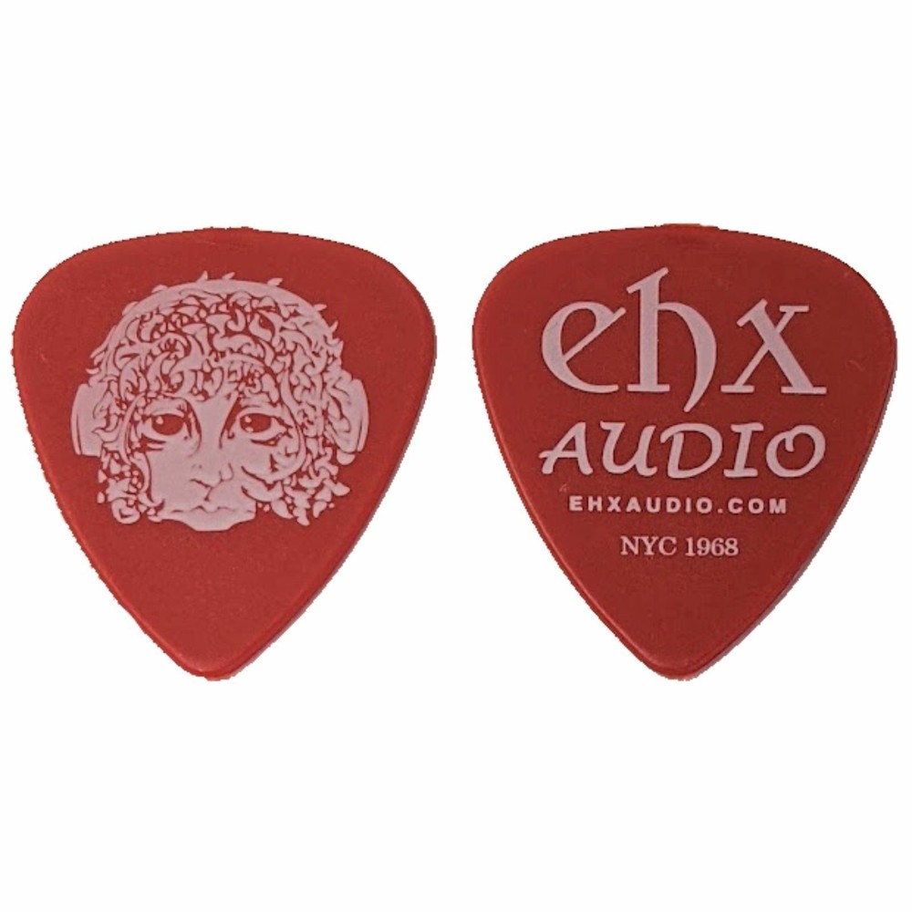 Electro-Harmonix Flashback Logo Heavy Guitar Picks, Red, Pack of 10
