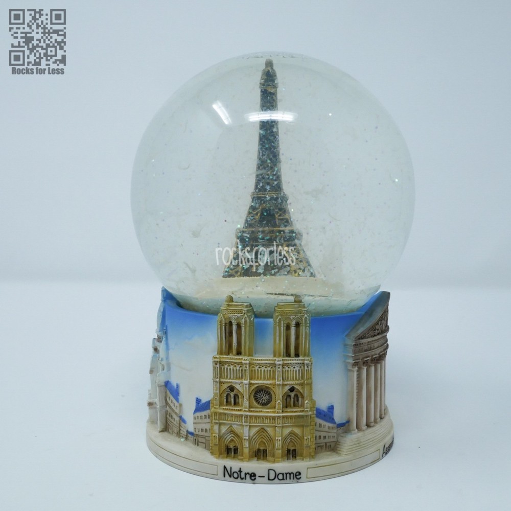Vintage Paris 1990s Snow Globe