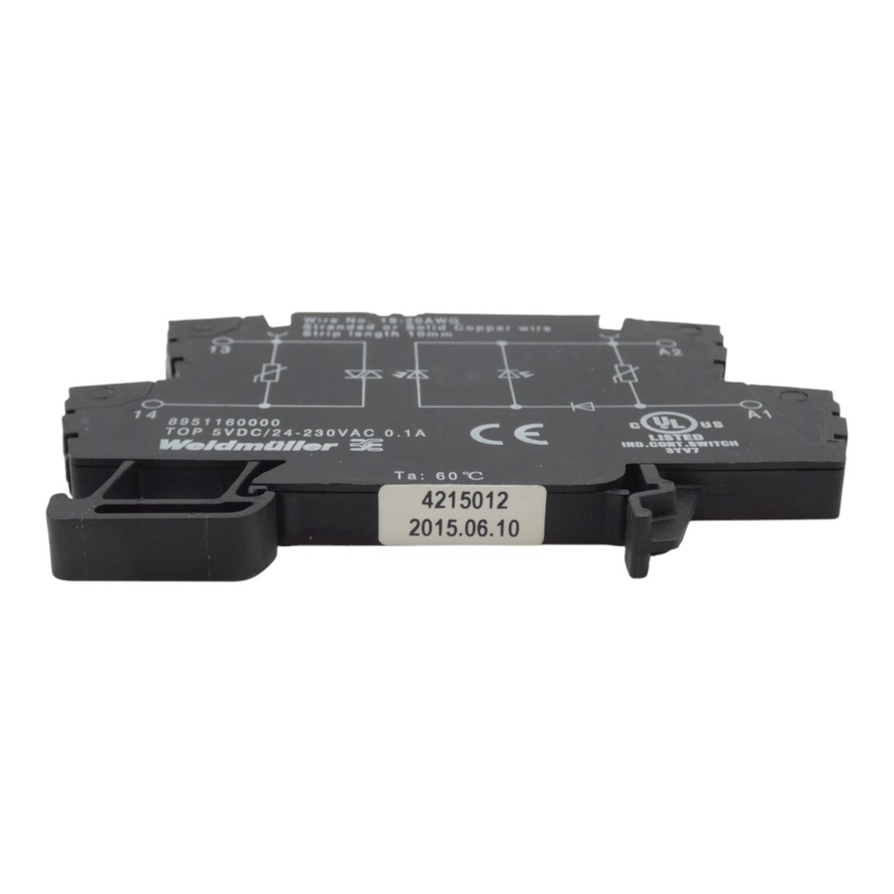 3 x Weidmüller 8951160000 24...230V AC solid state relay/solid state relay -used-