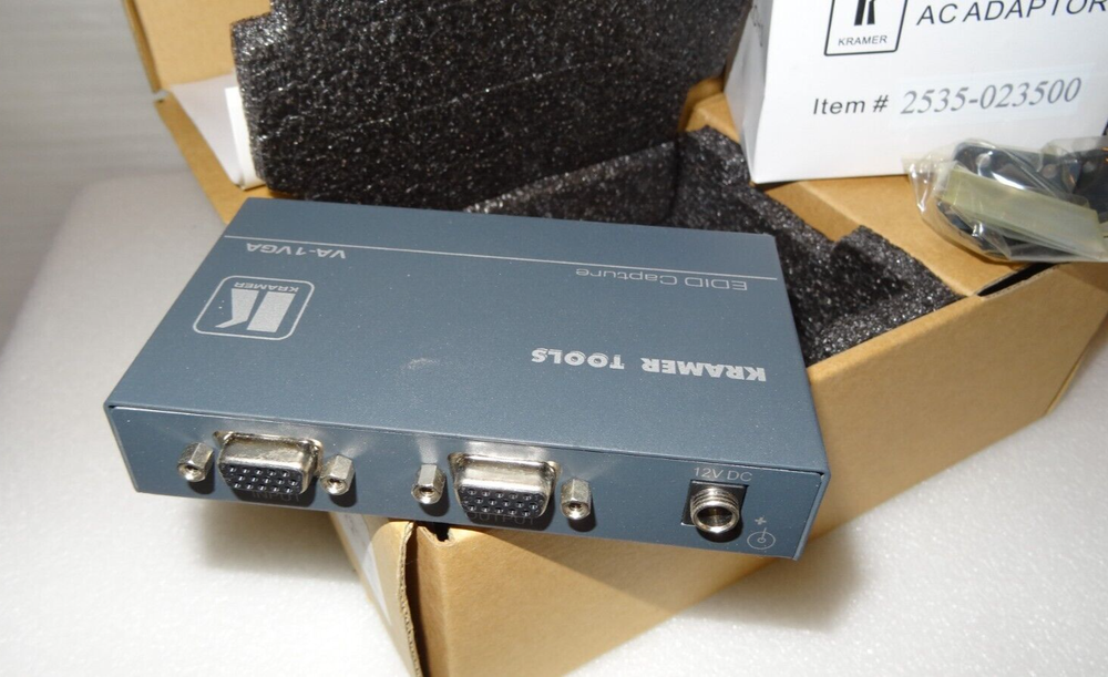 Kramer Electronics VA-1VGA VGA Video EDID emulator Guaranteed