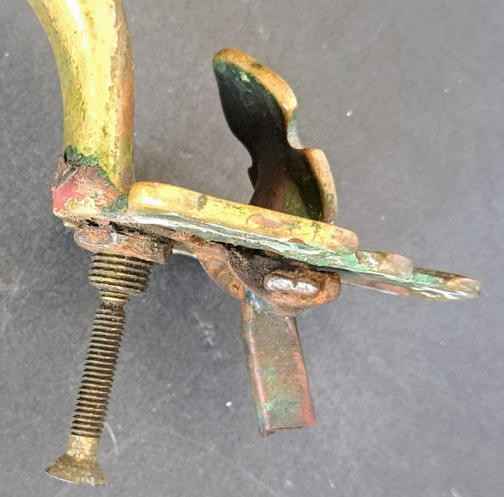 Antique Door Handle With Thumb Latch Solid Brass