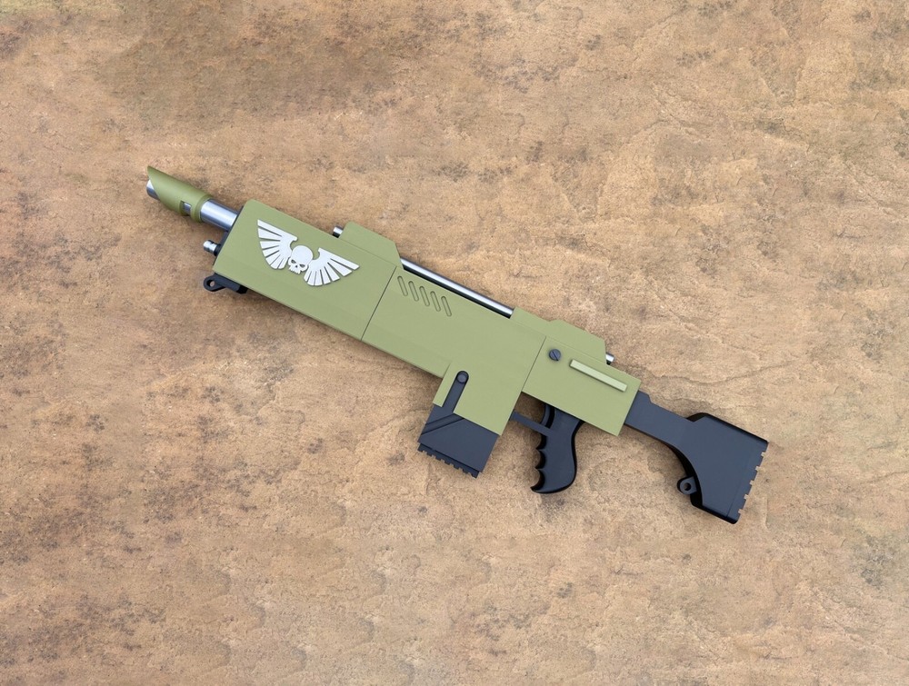 Lasgun full colour 3D printed kit - M36 Pattern - Cosplay  - Warhammer 40k