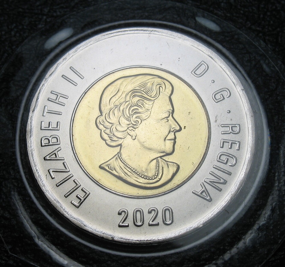 Canada 2020 $2 Polar Bear BU ( Sealed in Original Plastic )