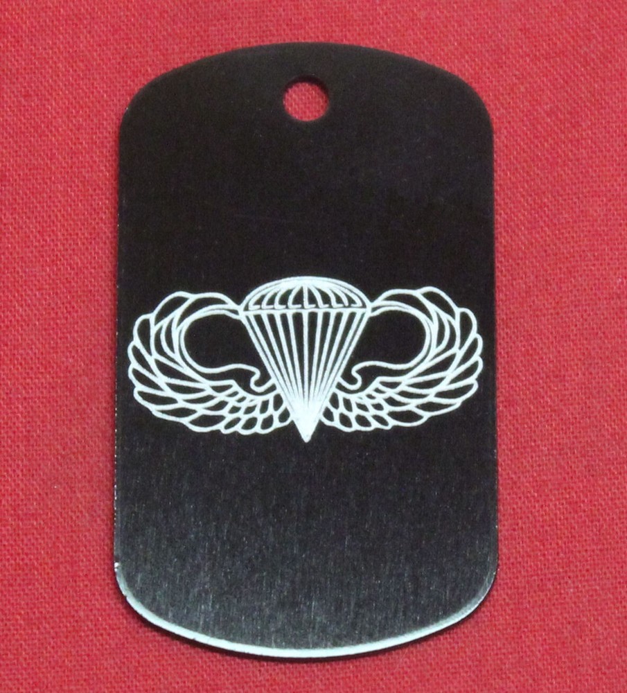 Psyop / Airborne Dog Tag Keychain