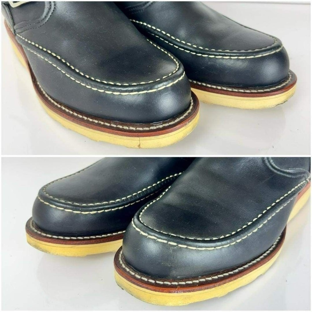 Chippewa Boots 97878 Leather Black Moc Toe Engineer Boots Size 7E