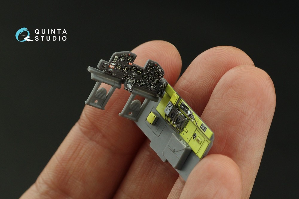 Quinta Studios 1/48 P-47B THUNDERBOLT 3D PRINTED & COLORED INTERIOR SET Dora W.