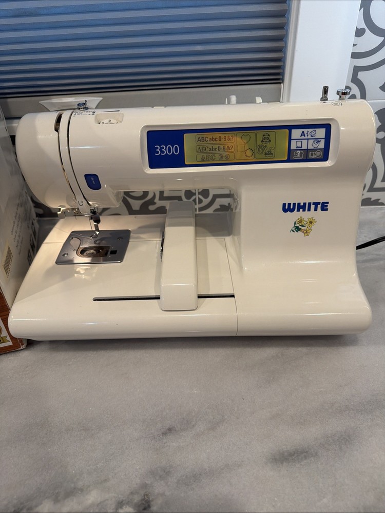 White W3300 Computerized Sewing Embroidery Machine