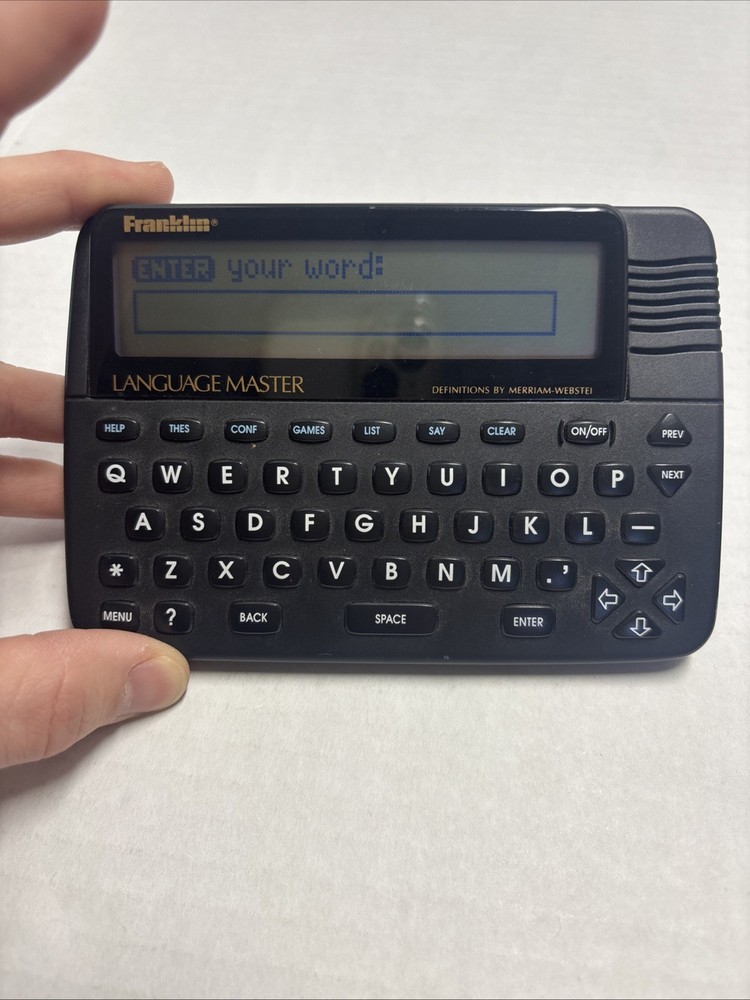 Franklin Language Master LM-4200 Dictionary Thesaurus Vintage