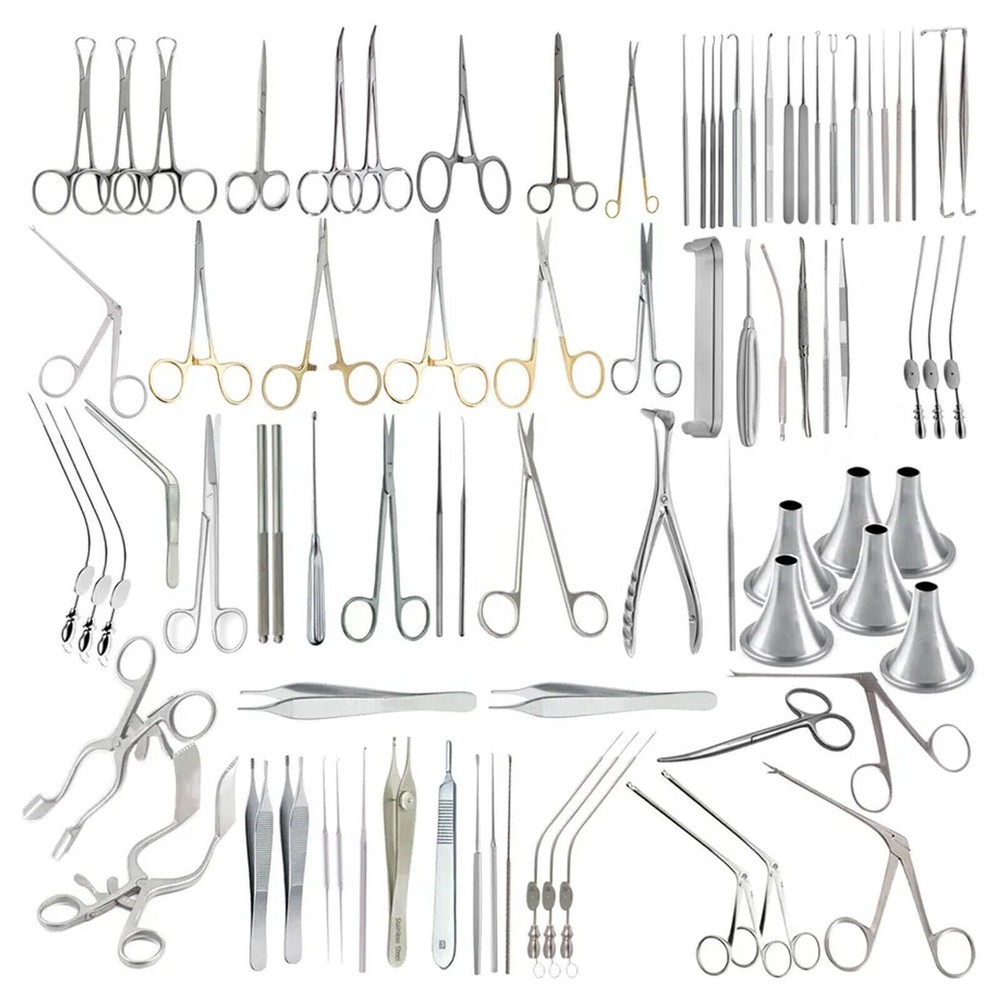 Tympanoplasty Instruments 101 PCs Set Micro Ear Surgery ENT Instruments