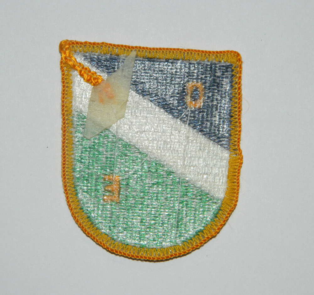 EMBROIDERED ARMY BERET FLASH PATCH