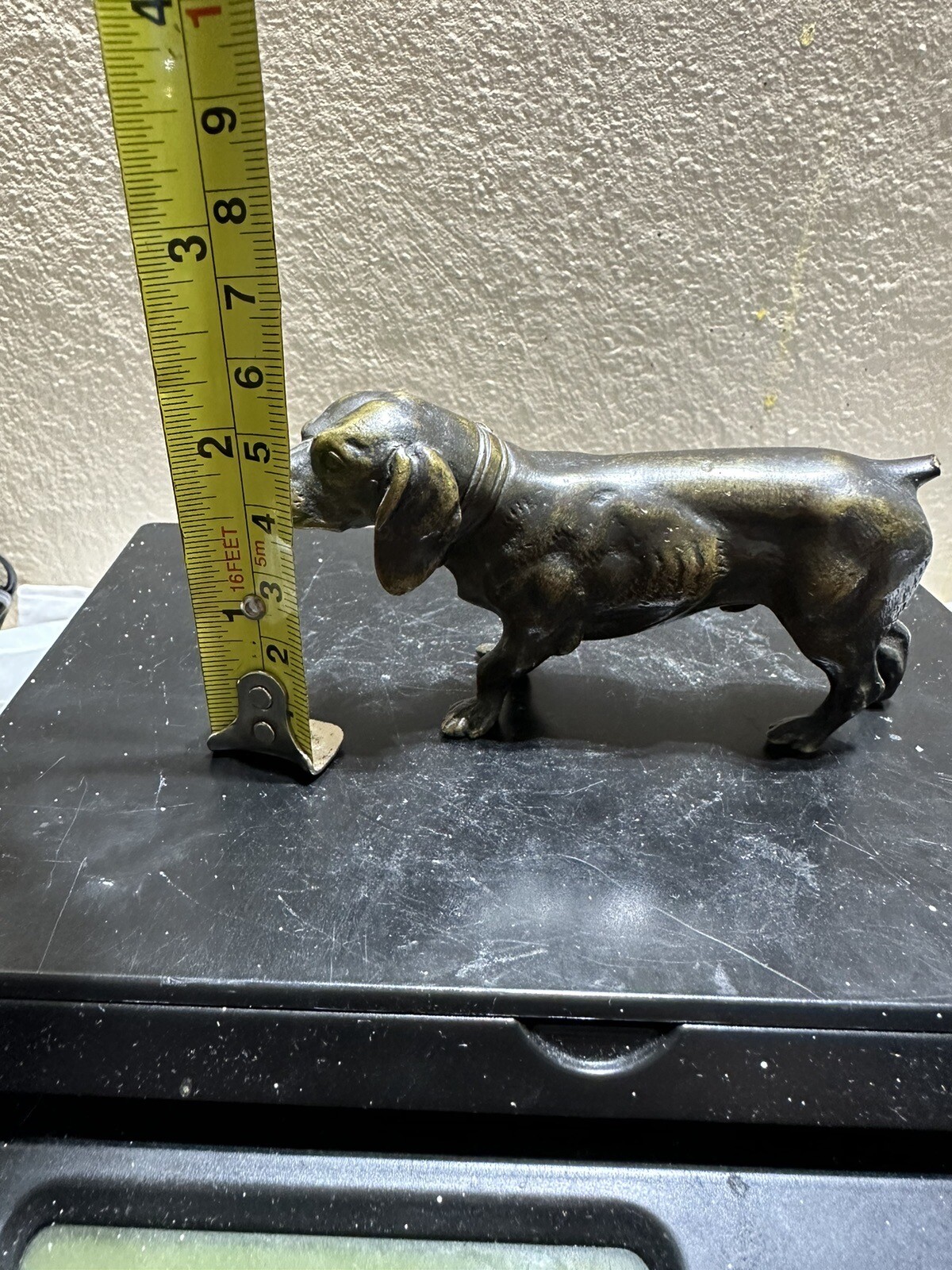 Wonderful Antique Bronze Dog