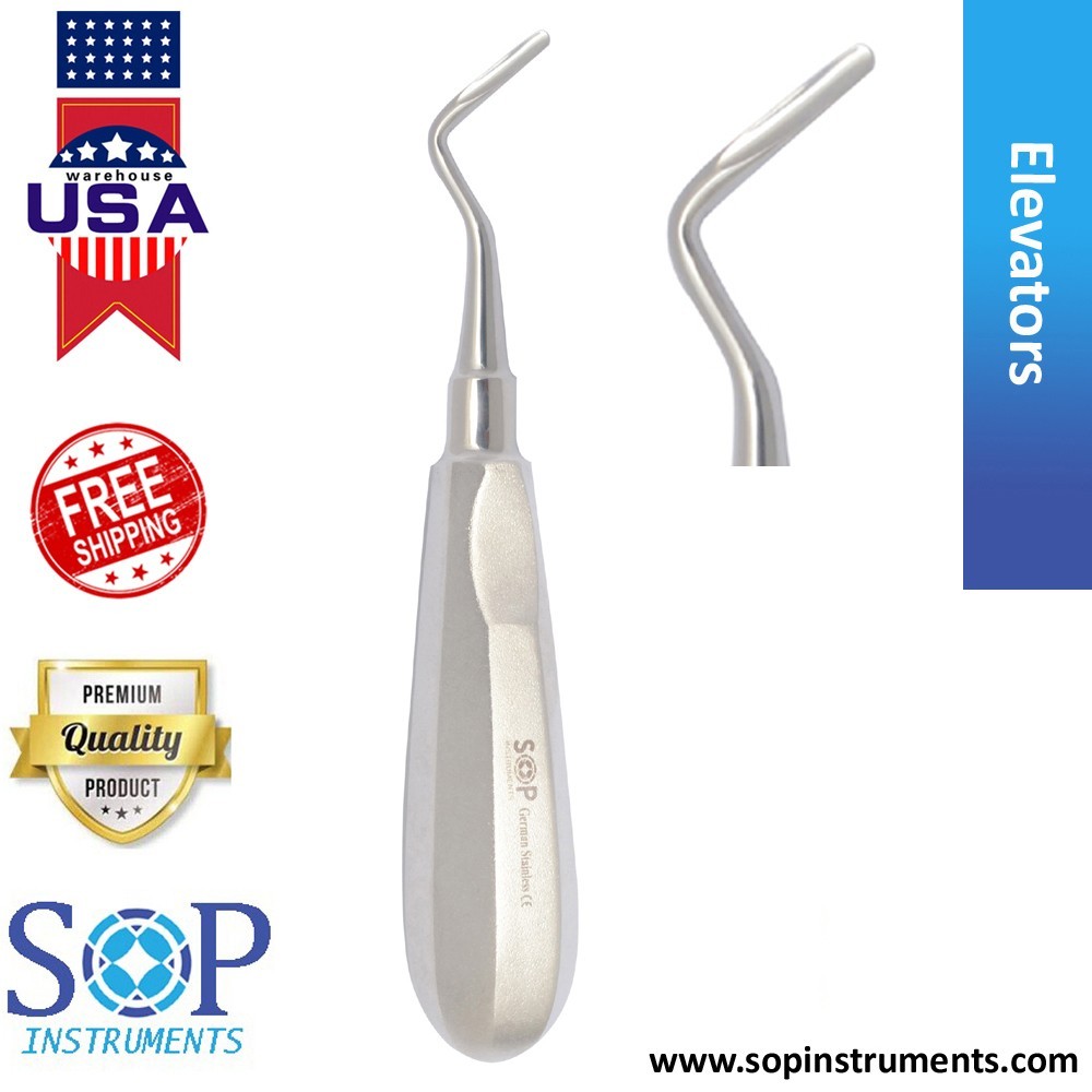 Apical Elevator #302 Left Angled 3mm Dental Surgical Extraction Instrument
