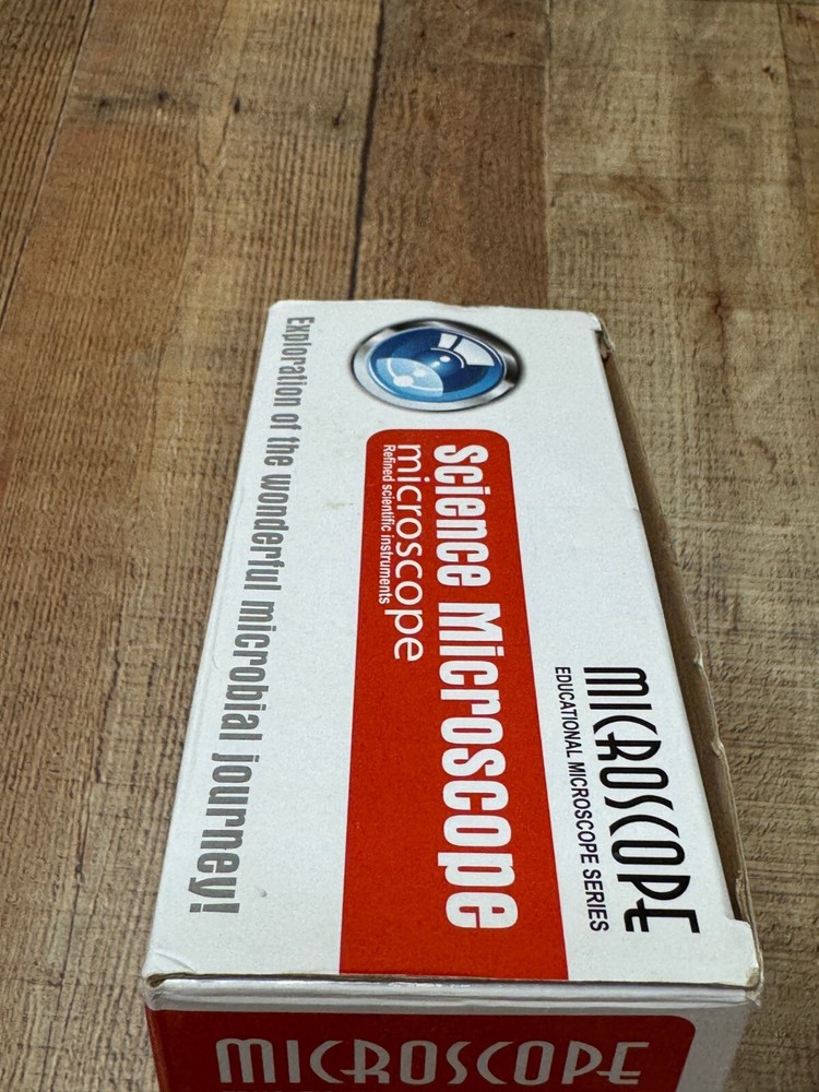 Science Microscope Kit 100x 400x 1200x Educational Microscope w/ Slides & Tools