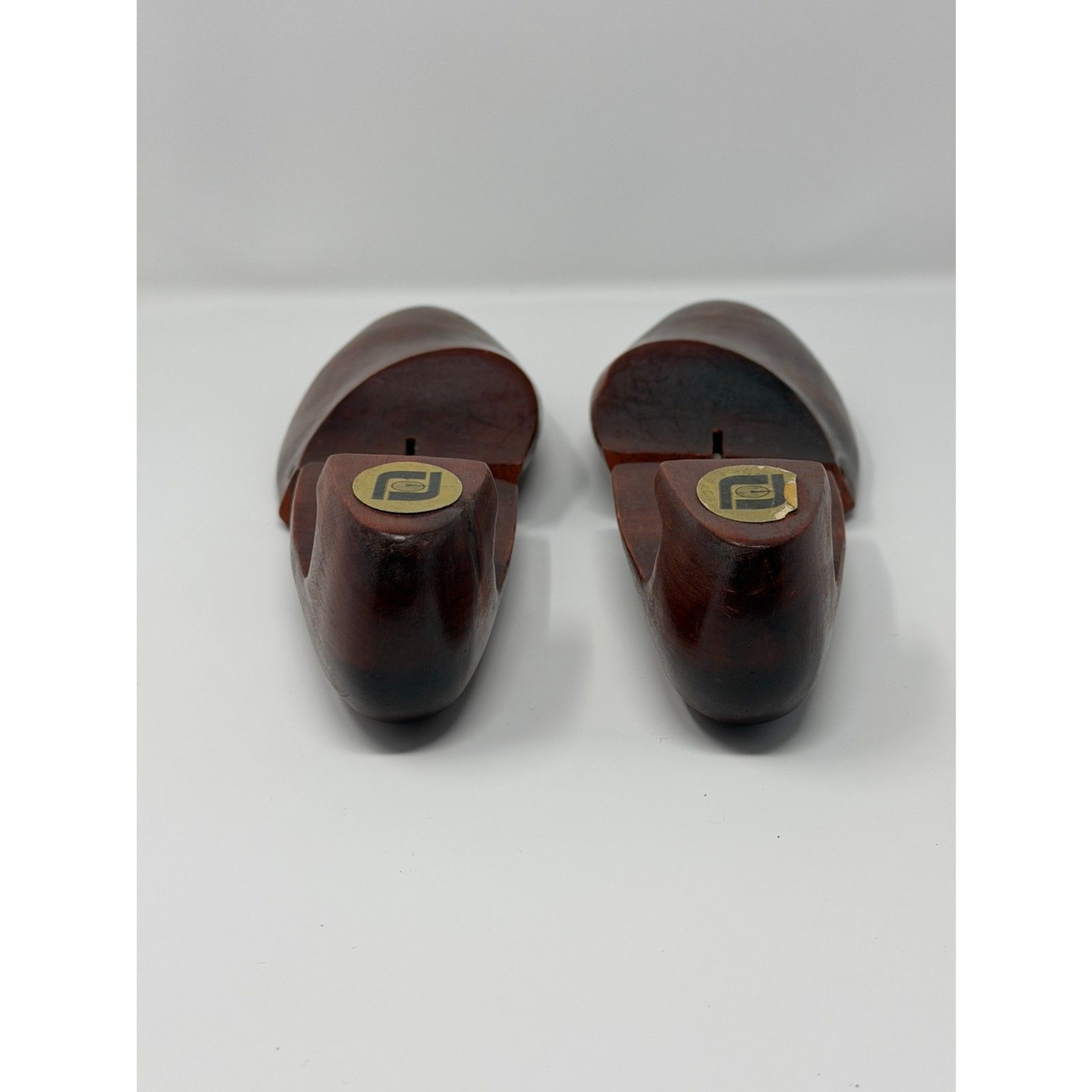 Vintage FootJoy Mahogany Wood Shoe Trees Size 11B Form Holder
