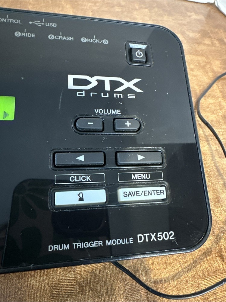 Yamaha DTX Electronic Drum Trigger Module DTX502 Series TESTED W Mount, Cable