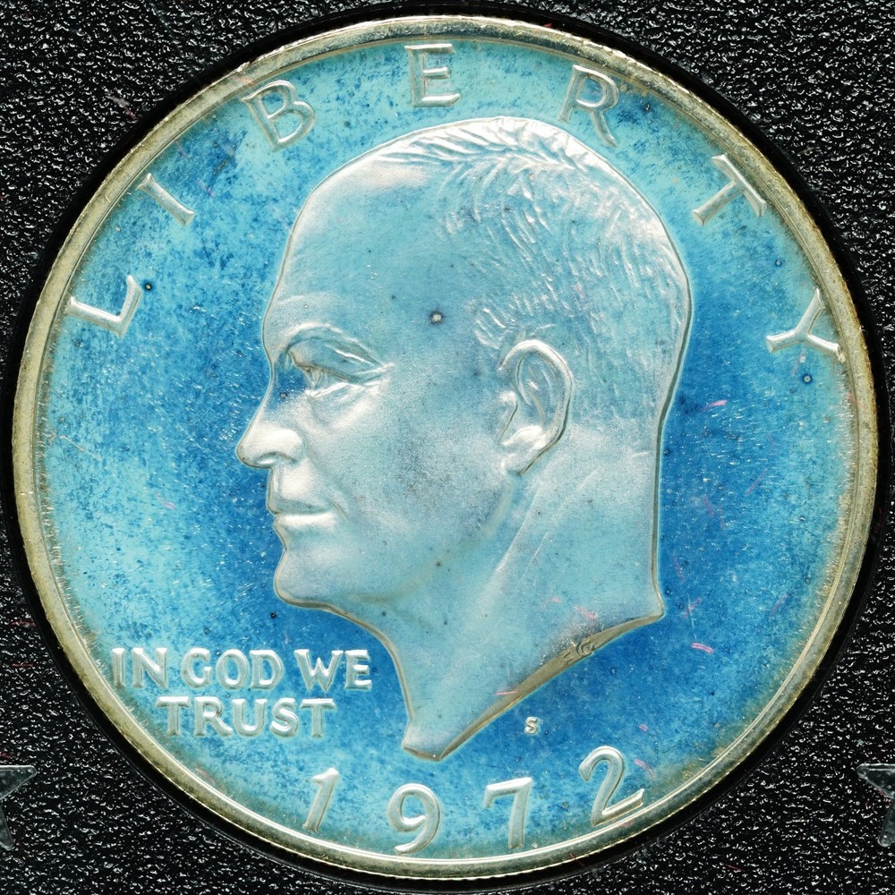 1972 S Proof Eisenhower Dollars "Brown Ike" w/ OGP