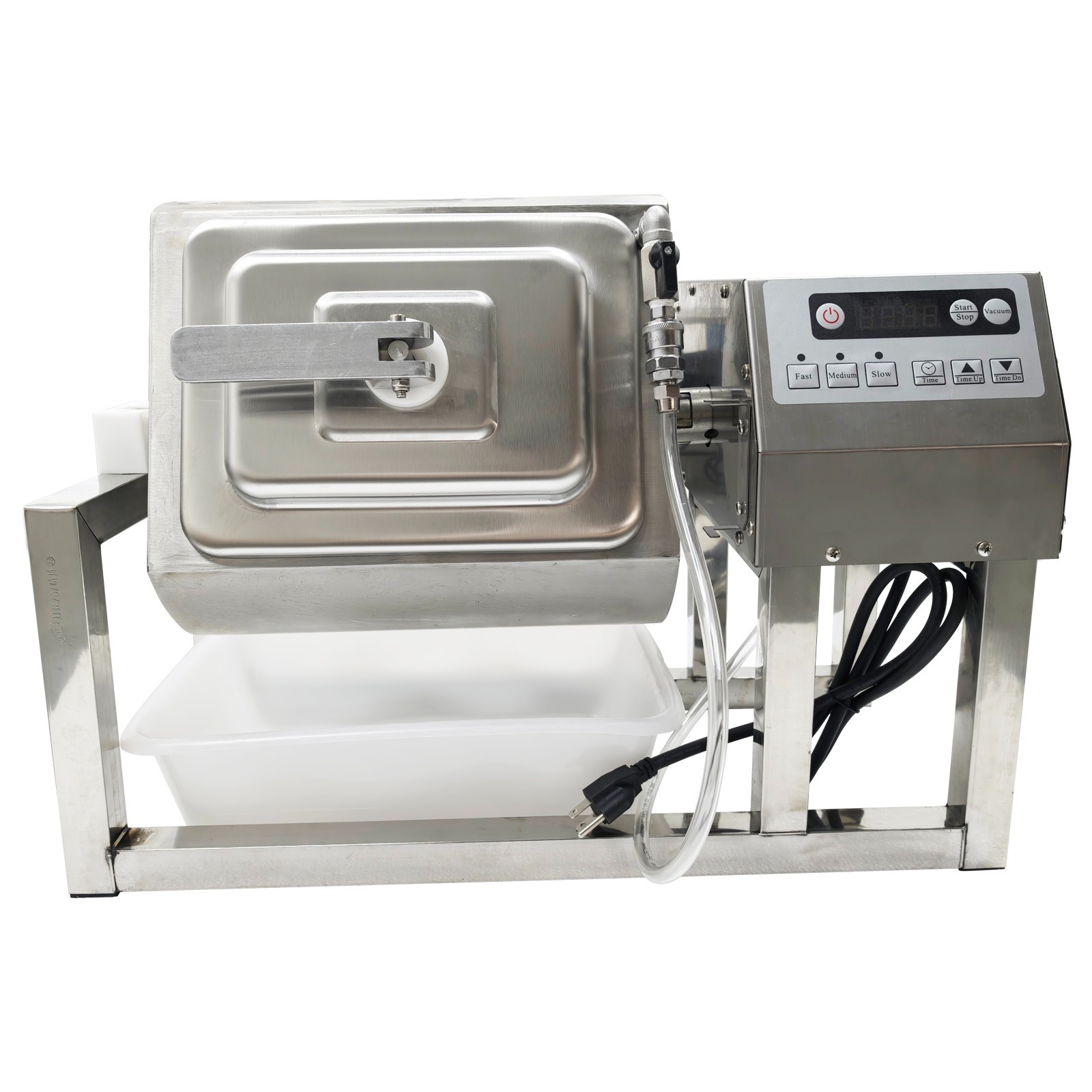 15L Electric Food Marinator Circular Rotatable Marinating Machine Vacuum Meat Tu