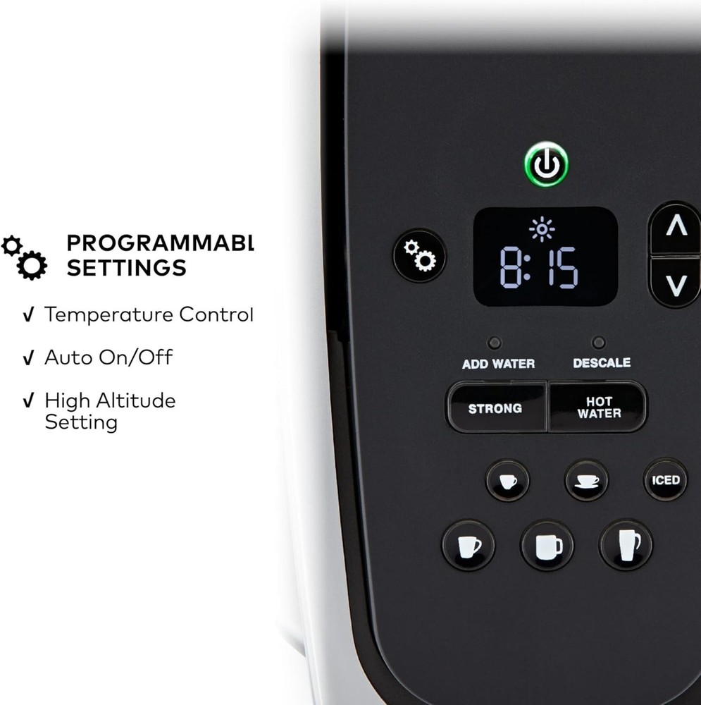 Versatile K-Elite Single Serve K-Cup Coffee Maker - Customizable Brew Experience