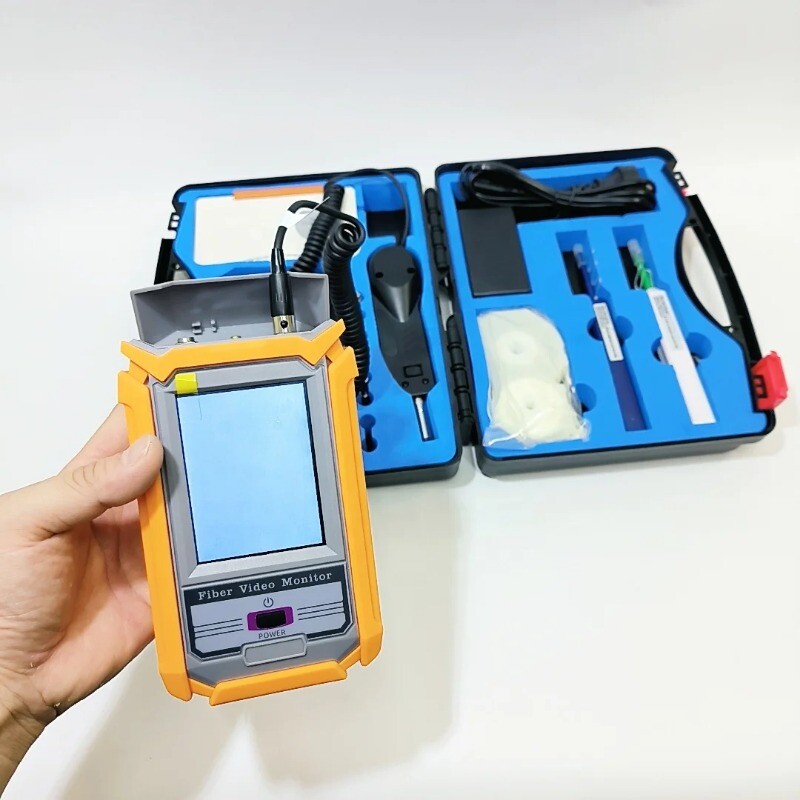 Fibre Optic Endface Tester Handheld Magnifying Glass Inspection Microscope