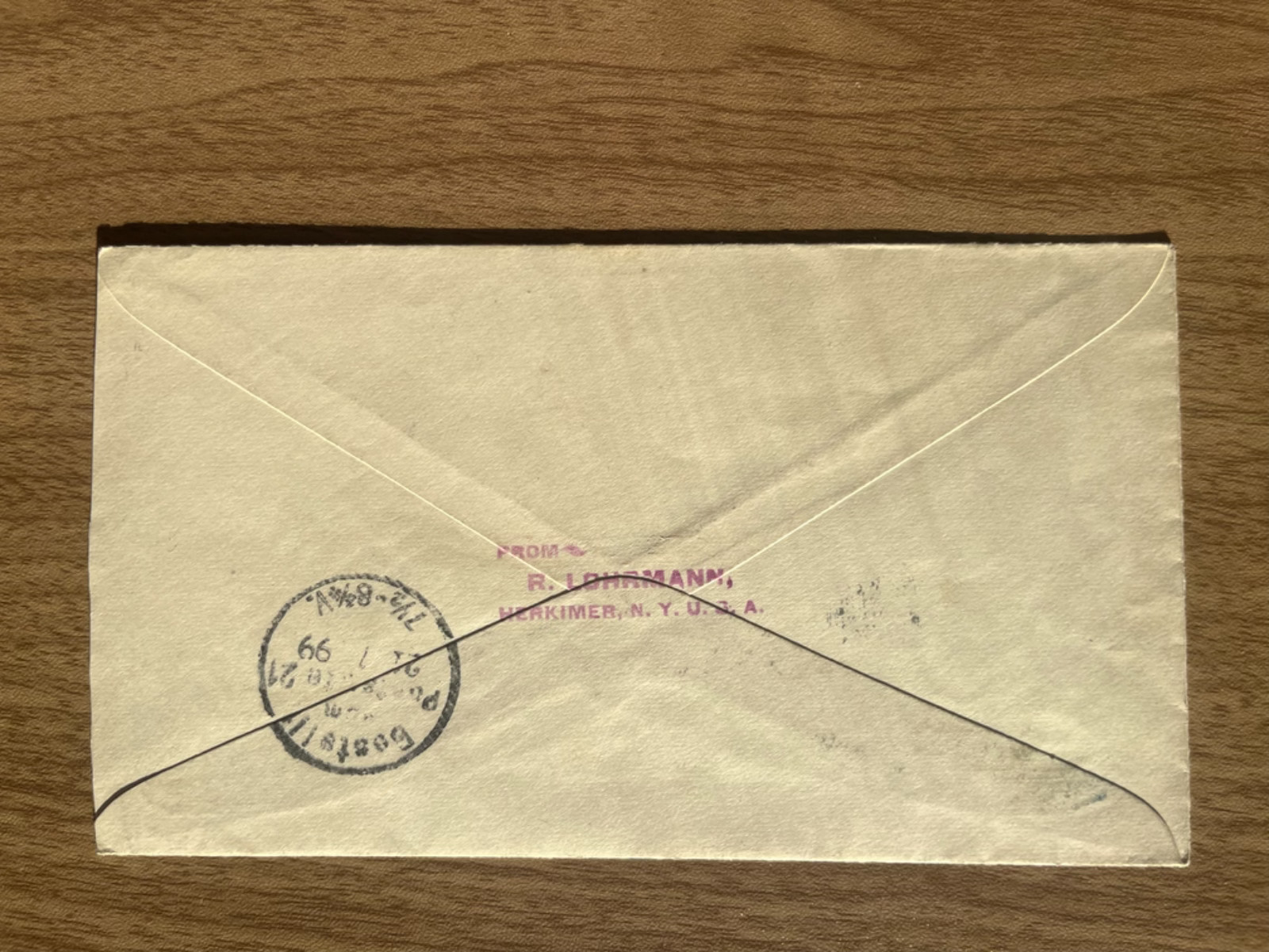 1899 USA Cover Herkimer NY to Berlin Germany 5c Grant Stamp Transatlantic Mail