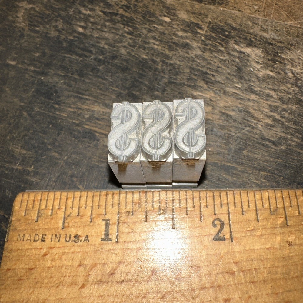 Printing Blocks ( Money Sign ) $$$ 3 Print Blocks