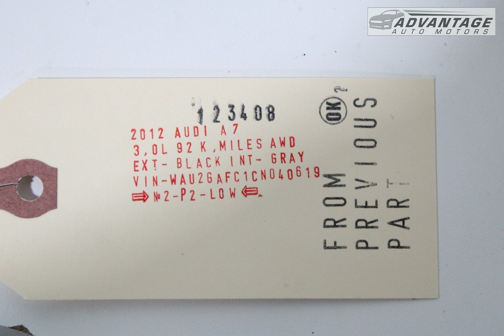 2012-2018 AUDI A7 QUATTRO IGNITION SWITCH CONTROL RELAY MODULE BRACKET OEM