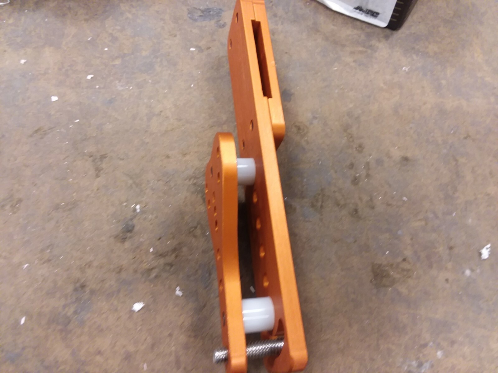 Rotation Offset Ball Mount by Lee Holster Hangers-Raw, Black and Blue Anodized