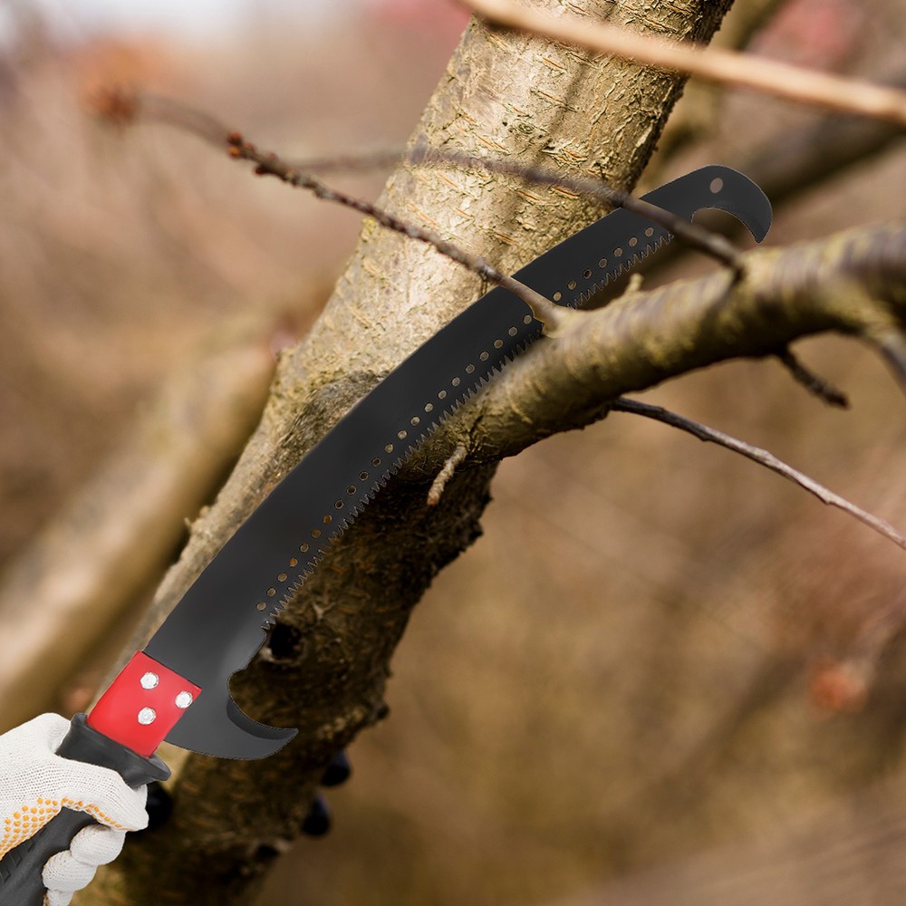 30ft Manual Pole Saw, Lightweight Tree Trimmers Long Handle Pruner Set