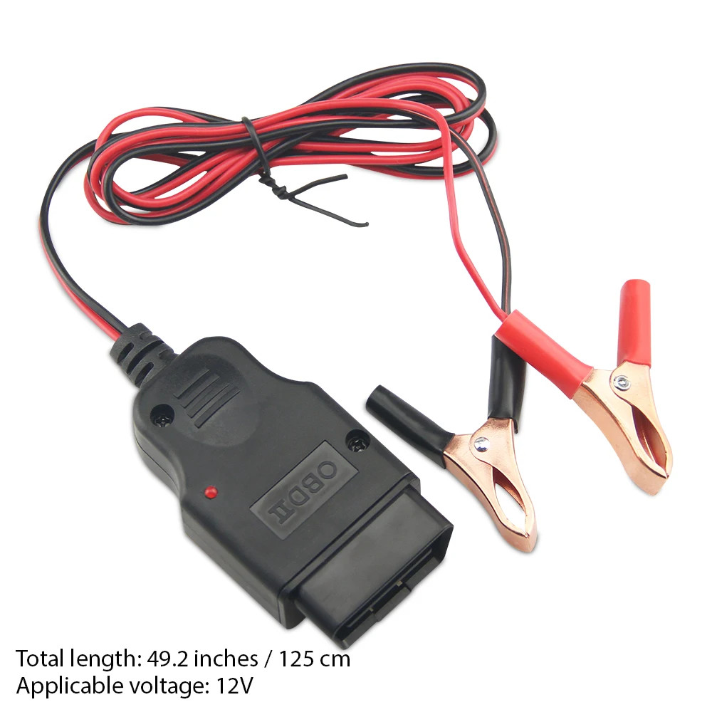 OBD2 Memory Saver Battery Replacement ECU Emergency Power Supply Diagnostic Tool