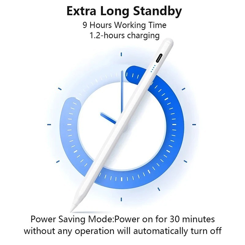 Stylus Pen for iPad 2018-2025, Apple Pencil for iPad 11th A16/10/9/8/7/6 Gen