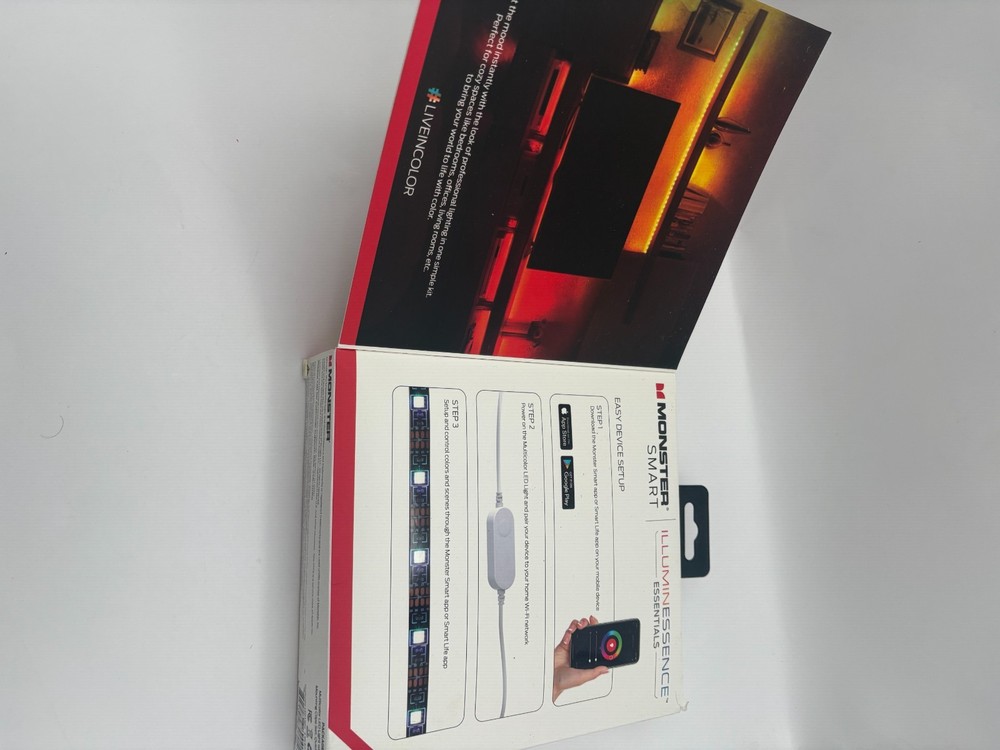 Monster Smart Illuminescence Essentials 6.5 Ft Multicolor LED Light Strip