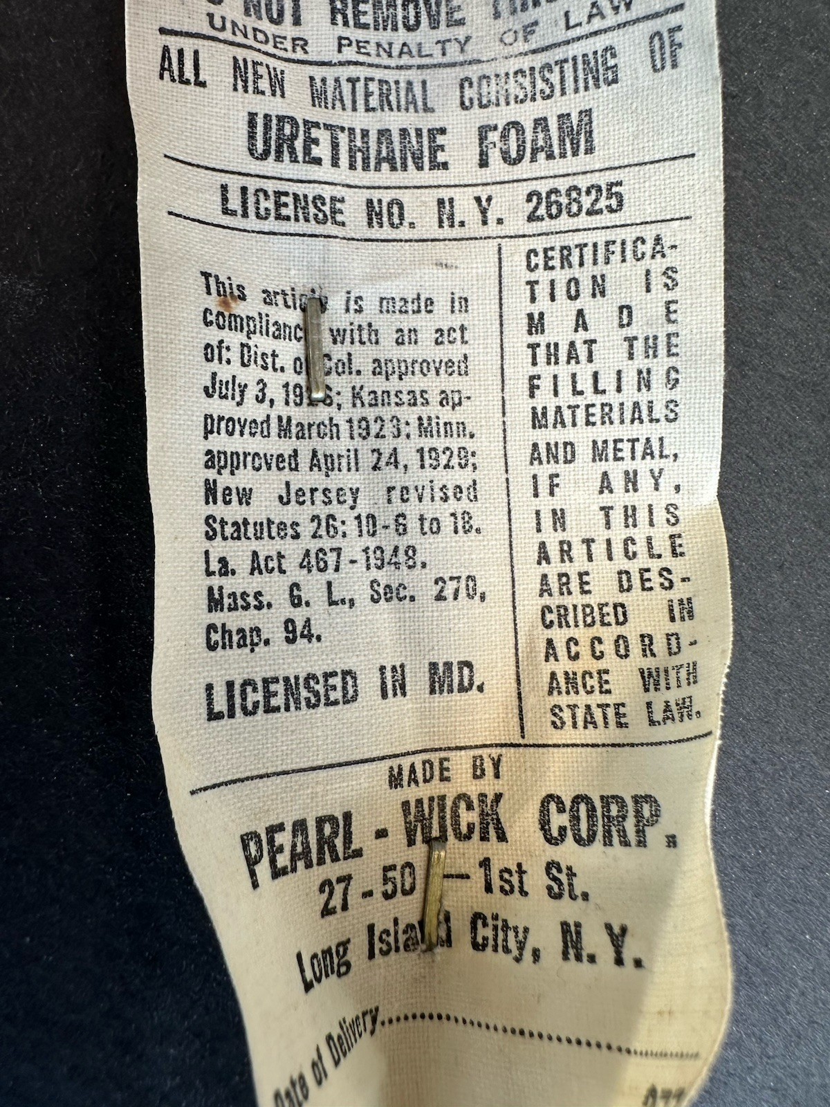 Vanity Bench White Tufted Seat Gold Metal Pearl Wick Vintage Stool