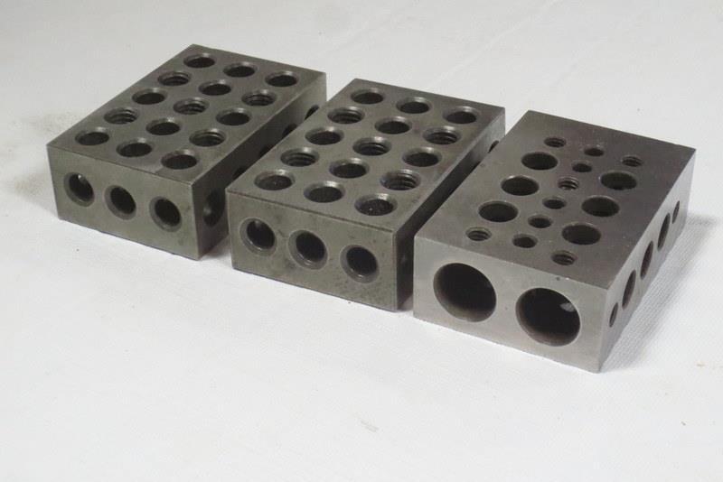 1-2-3 Blocks Matched Pair and 1 Single Block Marked J. H.