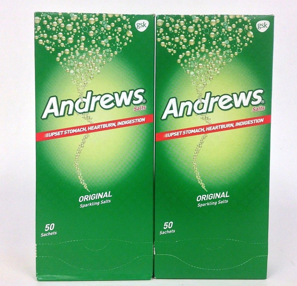 2 ANDREWS SALTS ✅FOR HEARTBURN x 50
