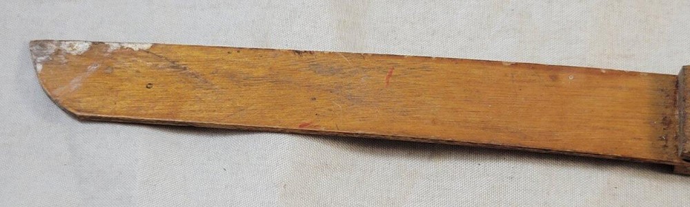 Vintage WWII Camp Greble Trench Art Letter Opener Drop A Line