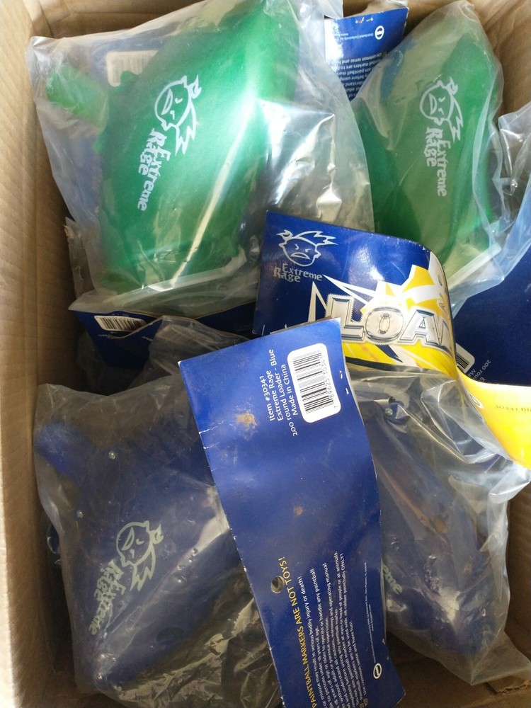 New Extreme Rage PaintBall Loader Hopper - 200 Round BLUE