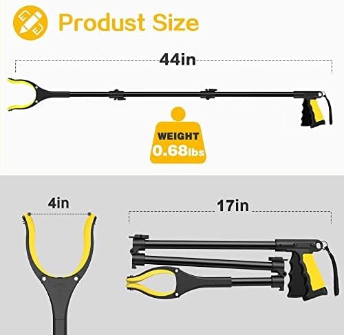 44 Inch Extra Long Foldable Grabber