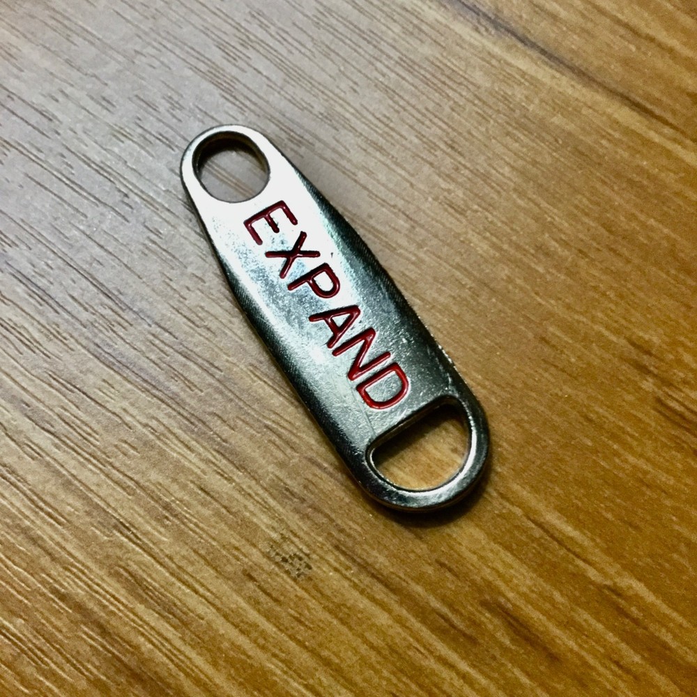 One Replacement Zipper Pull EXPAND Expander Expansion for Suitcases Luggage
