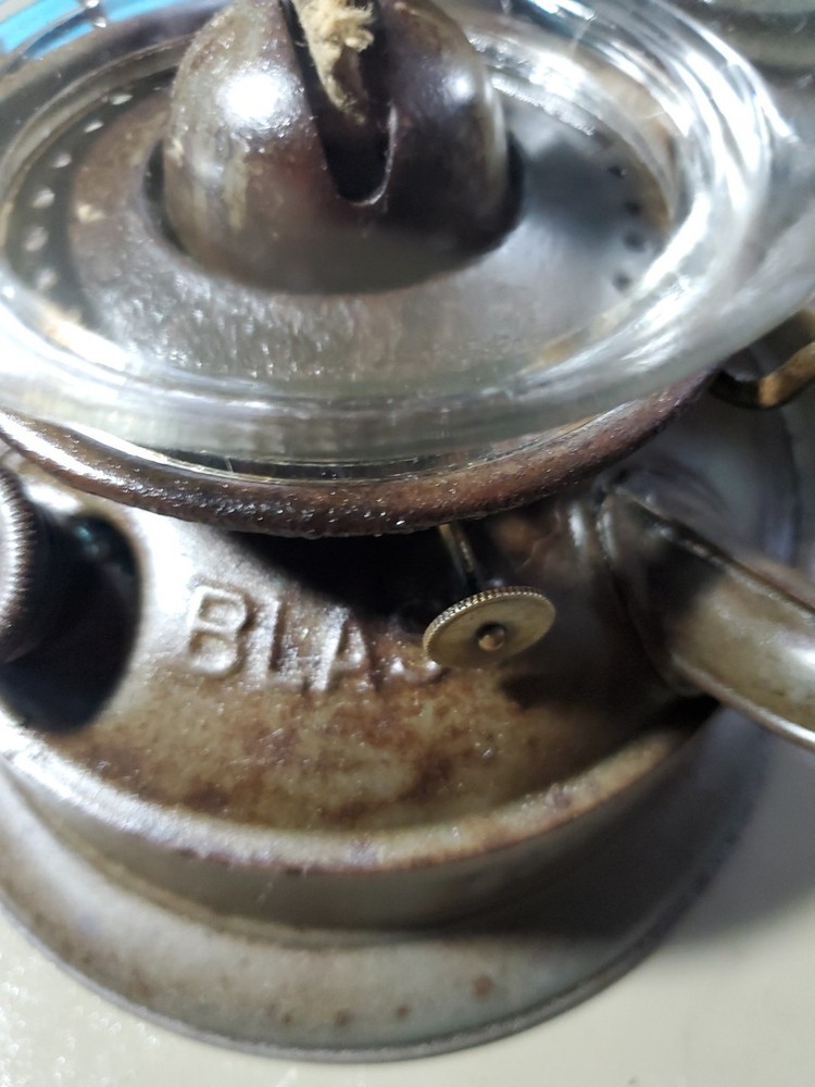 EARLY C.T. HAM No 2 COLD BLAST LANTERN COMPLETE. REFLECTIVE BACK .CLIP MOUNT