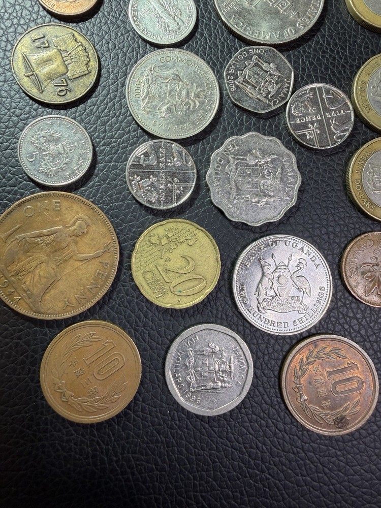 Set Of 49 Different Coins