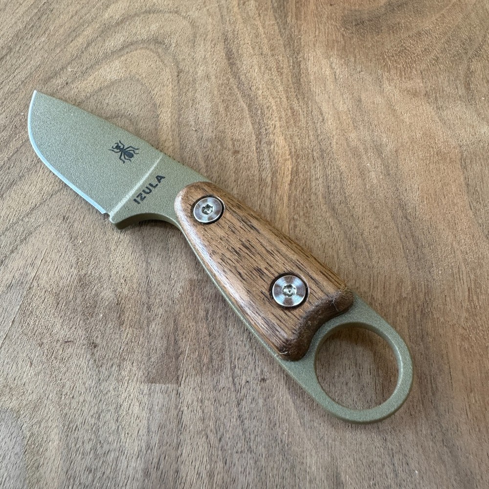 Scales compatible with ESEE Izula knife Walnut (w/Hardware)