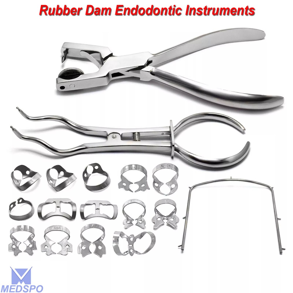Rubber Dam Punch Instruments Ainsworth Plier Brewer Clamp Forceps Frame Tools