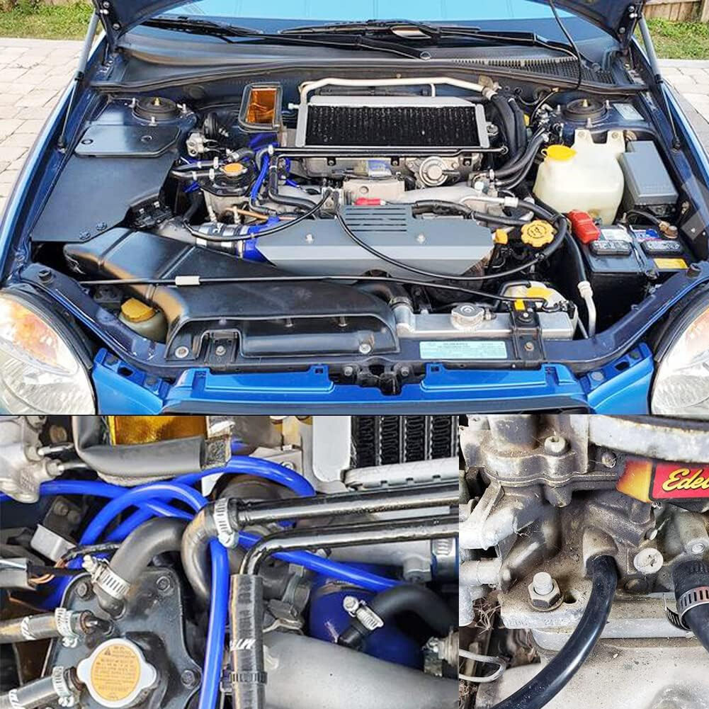 6pcs Car Accessories Vacuum Hose Engine Vacuum Silicone Hose Line Air and Water