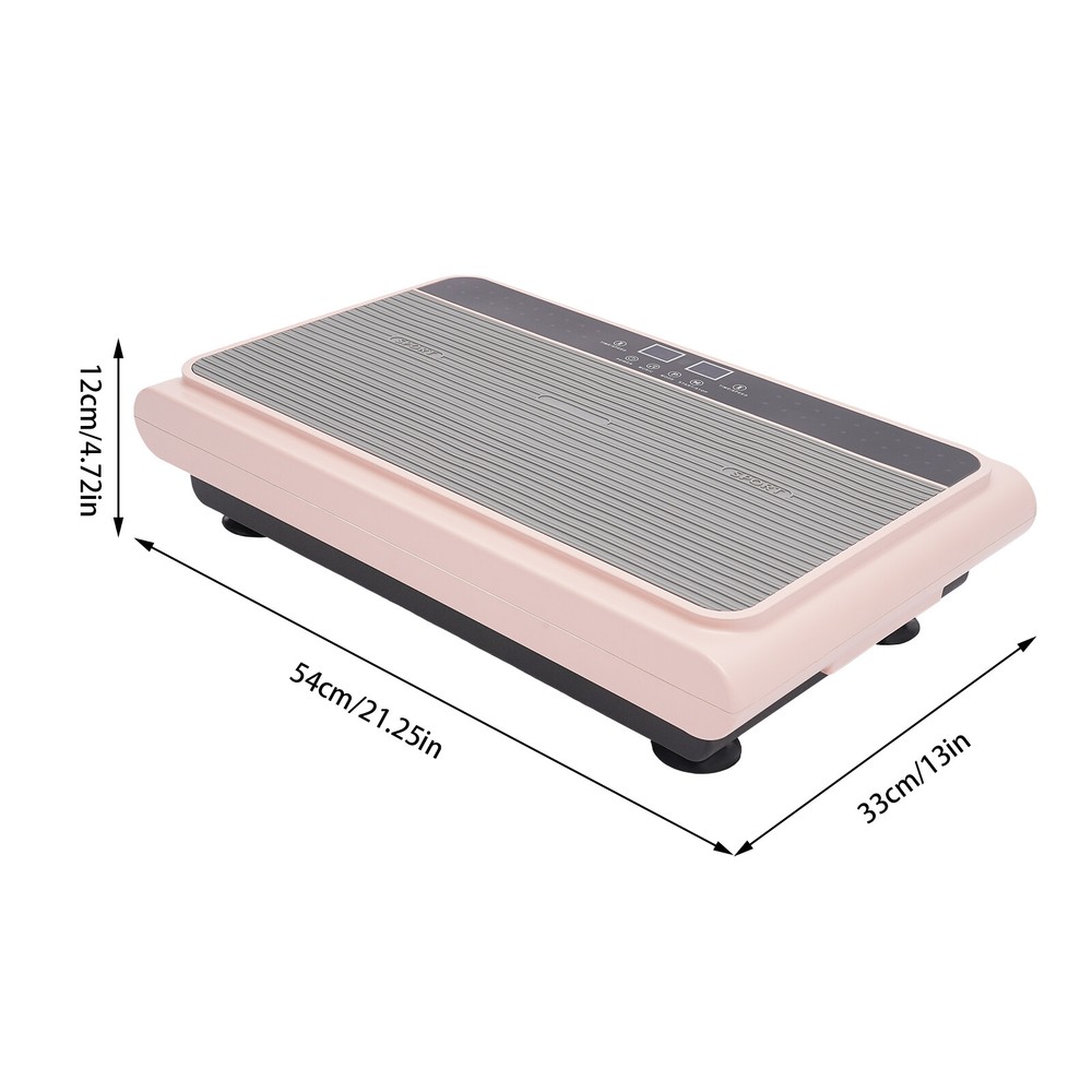 Vibration Plate Exercise Workout Machine Body Vibrate Fitness Training Platform