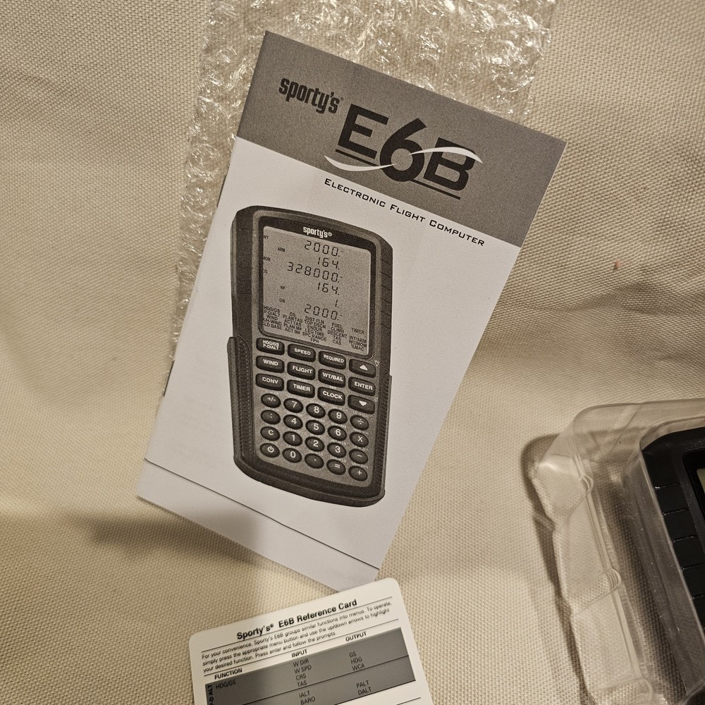 Sporty's E65 Electronic Flight Computer Batteries Not Included